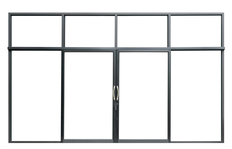 Dubbele stalen deuren